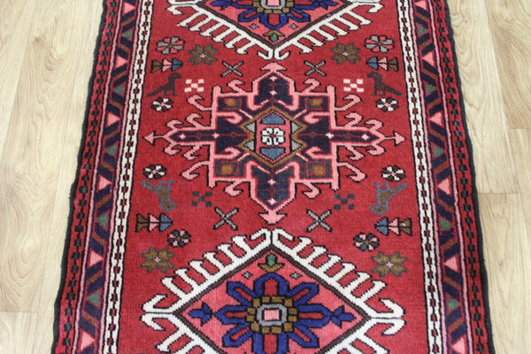 Fine Persian Karajeh Runner, Superb Colours 305 x 75 cm