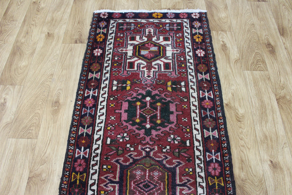 Antique Persian Karajeh runner of traditional design 167 x 65 cm