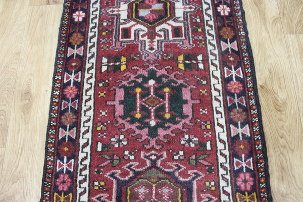 Antique Persian Karajeh runner of traditional design 167 x 65 cm