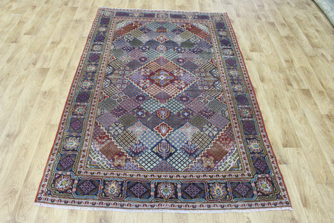 ANTIQUE HANDMADE KASHAN RUG 210 X 135 CM