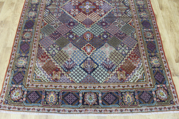 ANTIQUE HANDMADE KASHAN RUG 210 X 135 CM