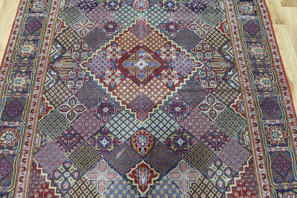 ANTIQUE HANDMADE KASHAN RUG 210 X 135 CM