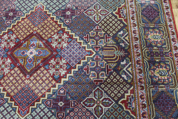 ANTIQUE HANDMADE KASHAN RUG 210 X 135 CM