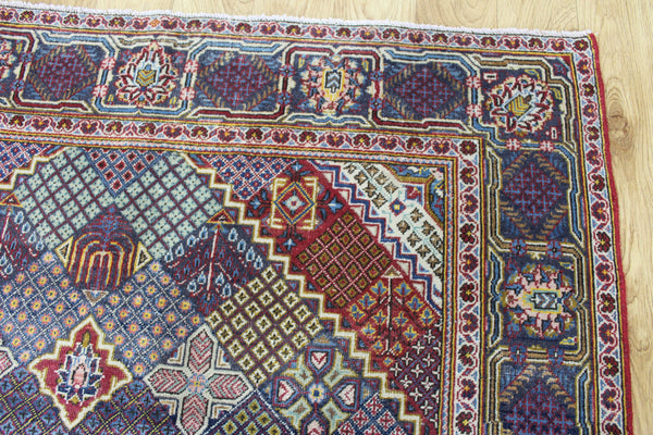 ANTIQUE HANDMADE KASHAN RUG 210 X 135 CM