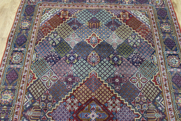 ANTIQUE HANDMADE KASHAN RUG 210 X 135 CM