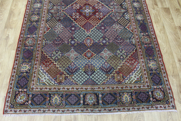 ANTIQUE HANDMADE KASHAN RUG 210 X 133 CM