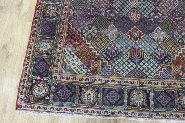 ANTIQUE HANDMADE KASHAN RUG 210 X 133 CM