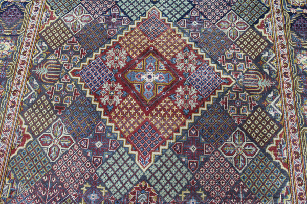 ANTIQUE HANDMADE KASHAN RUG 210 X 133 CM