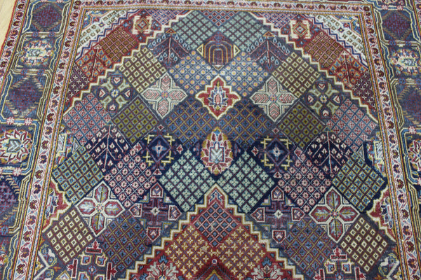 ANTIQUE HANDMADE KASHAN RUG 210 X 133 CM