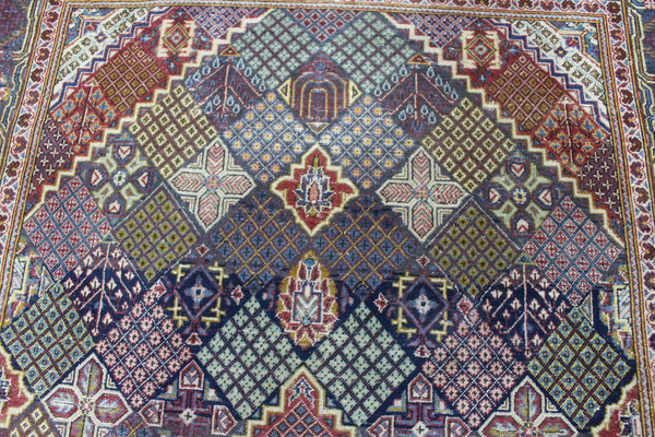 ANTIQUE HANDMADE KASHAN RUG 210 X 133 CM