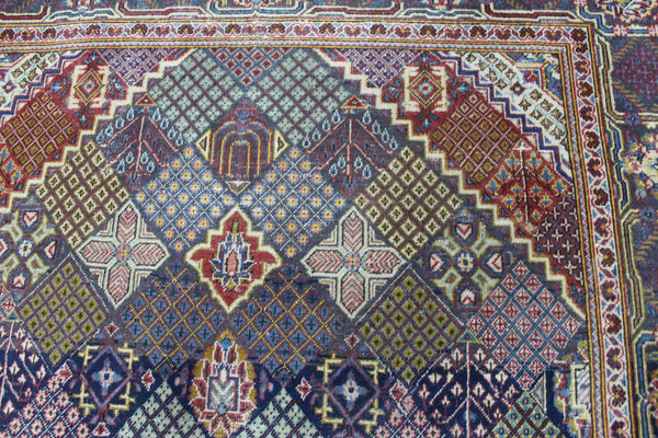 ANTIQUE HANDMADE KASHAN RUG 210 X 133 CM