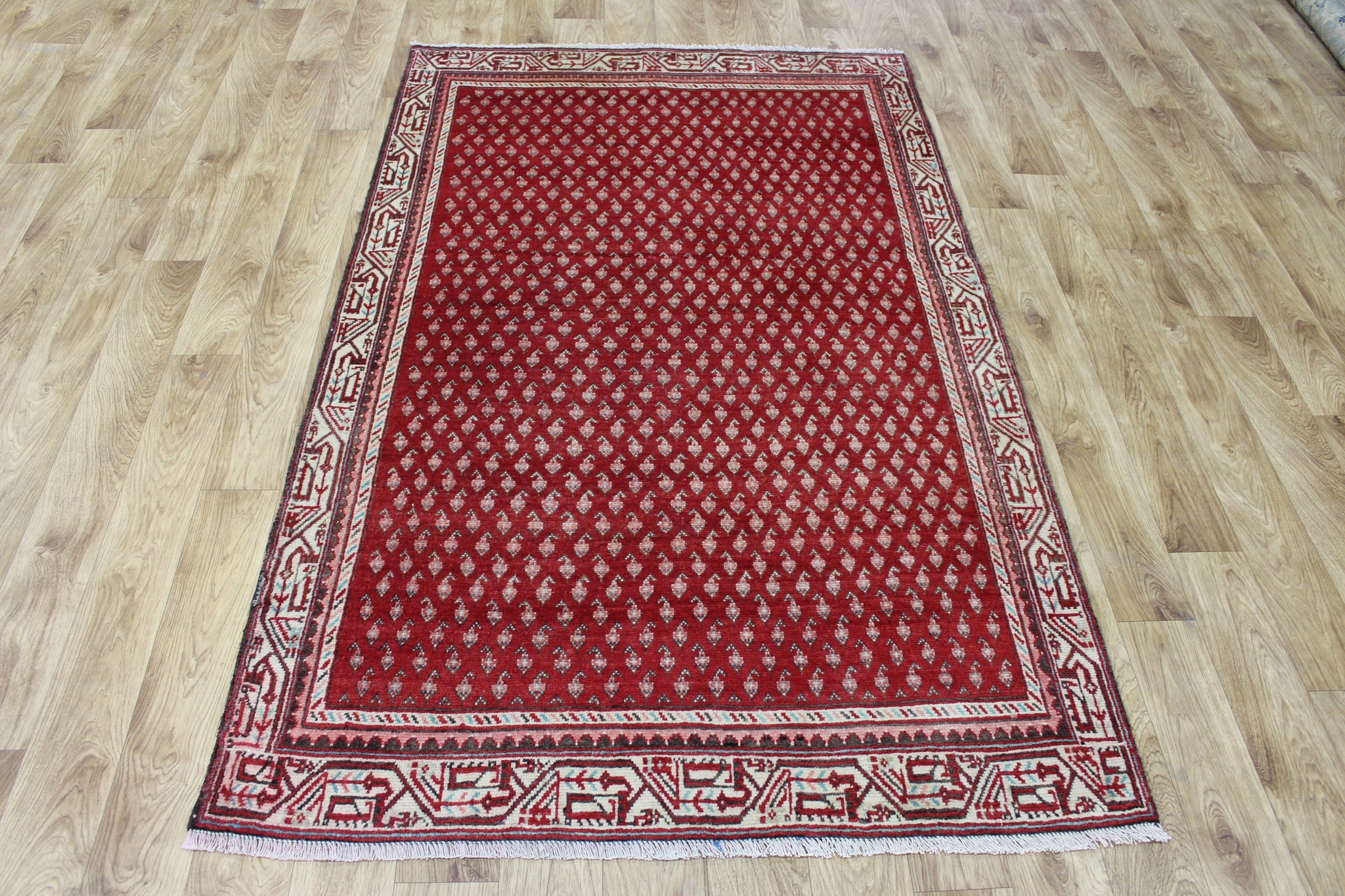 VINTAGE PERSIAN MAHAL RUG 193 X 122 CM