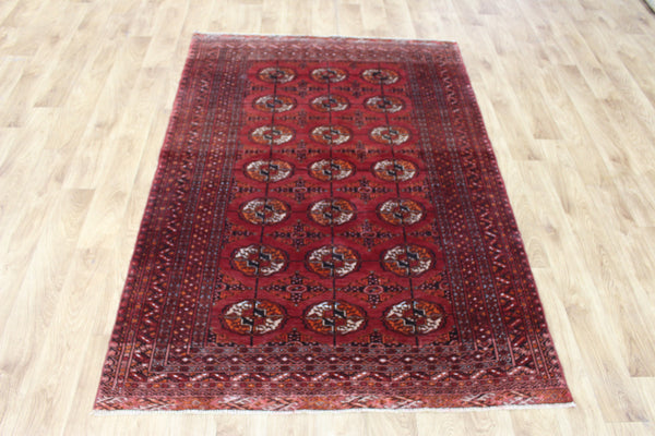 ANTIQUE BOKHARA WOOL RUG 180 X 126 CM