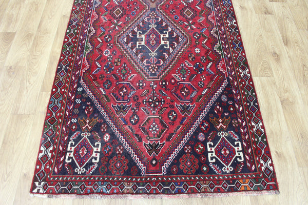 VINTAGE PERSIAN SHIRAZ WOOL RUNNER 285 X 107 CM