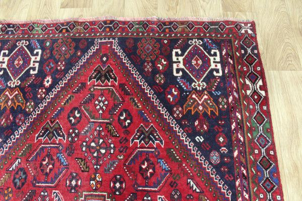 VINTAGE PERSIAN SHIRAZ WOOL RUNNER 285 X 107 CM