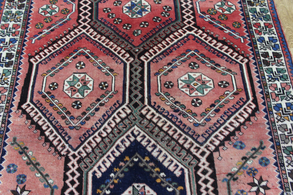 ANTIQUE QASHQAI RUG WITH CLASSIC DESIGN 280 X 145 CM