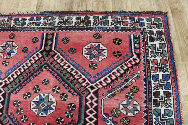 ANTIQUE QASHQAI RUG WITH CLASSIC DESIGN 280 X 145 CM