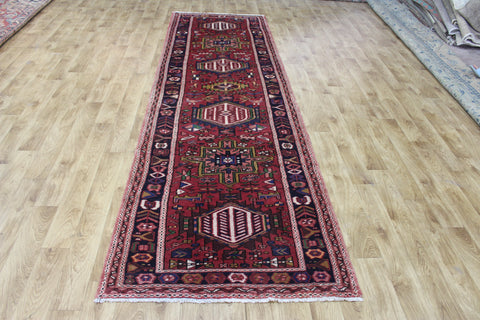 Antique Persian Karajeh Runner, Superb Colours 345 x 105 cm