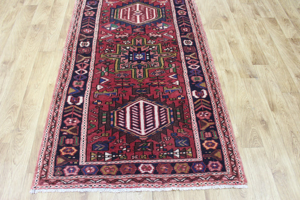 Antique Persian Karajeh Runner, Superb Colours 345 x 105 cm