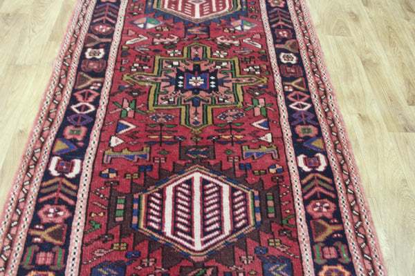 Antique Persian Karajeh Runner, Superb Colours 345 x 105 cm