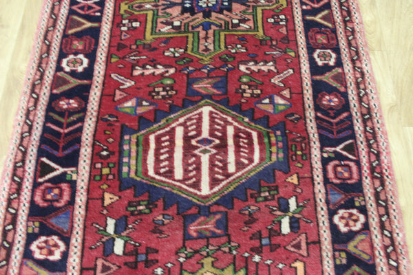 Antique Persian Karajeh Runner, Superb Colours 345 x 105 cm