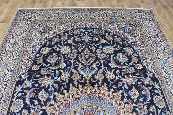 FINE PERSIAN NAIN WOOL AND SILK RUG 310 X 200 CM