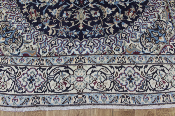 FINE HANDMADE PERSIAN NAIN SILK CARPET 305 X 198 CM