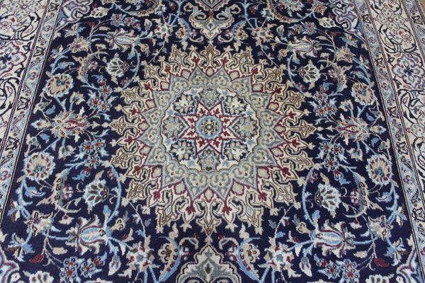 FINE HANDMADE PERSIAN NAIN SILK CARPET 305 X 198 CM