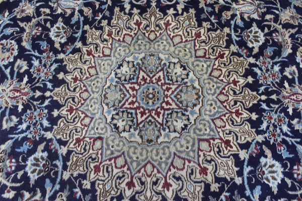 FINE HANDMADE PERSIAN NAIN SILK CARPET 305 X 198 CM