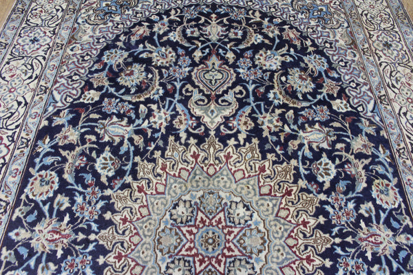 FINE HANDMADE PERSIAN NAIN SILK CARPET 305 X 198 CM