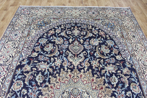 FINE HANDMADE PERSIAN NAIN SILK CARPET 305 X 198 CM