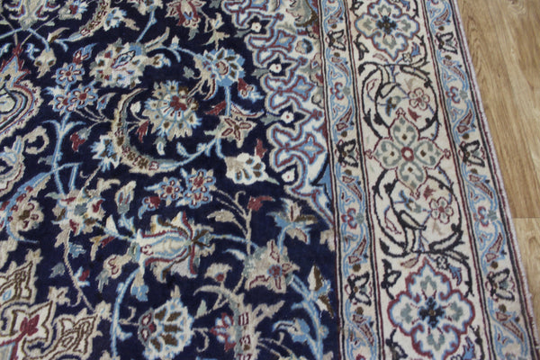 FINE HANDMADE PERSIAN NAIN SILK CARPET 305 X 198 CM