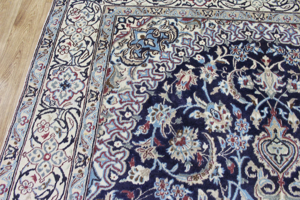 FINE HANDMADE PERSIAN NAIN SILK CARPET 305 X 198 CM