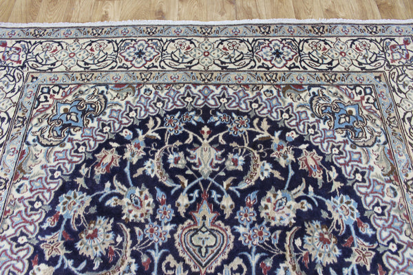 FINE HANDMADE PERSIAN NAIN SILK CARPET 305 X 198 CM