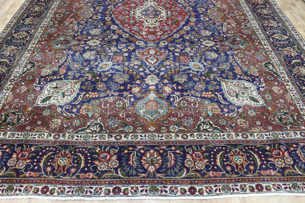 ANTIQUE PERSIAN TABRIZ CARPET FLORAL DESIGN 390 X 300 CM