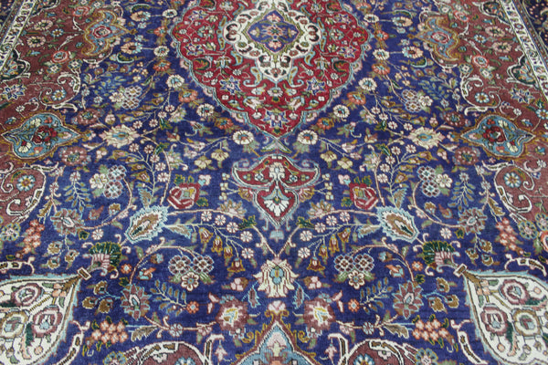 ANTIQUE PERSIAN TABRIZ CARPET FLORAL DESIGN 390 X 300 CM