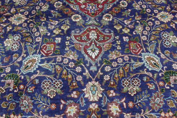 ANTIQUE PERSIAN TABRIZ CARPET FLORAL DESIGN 390 X 300 CM