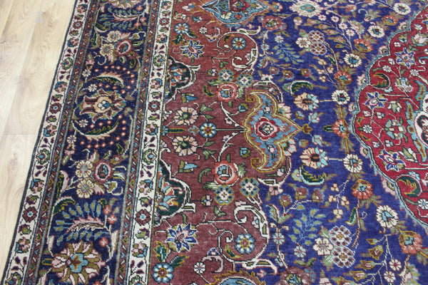 ANTIQUE PERSIAN TABRIZ CARPET FLORAL DESIGN 390 X 300 CM