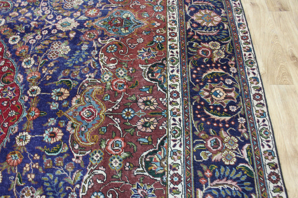 ANTIQUE PERSIAN TABRIZ CARPET FLORAL DESIGN 390 X 300 CM