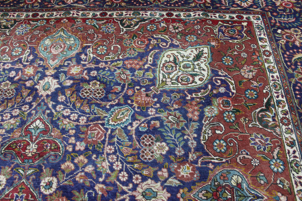 ANTIQUE PERSIAN TABRIZ CARPET FLORAL DESIGN 390 X 300 CM