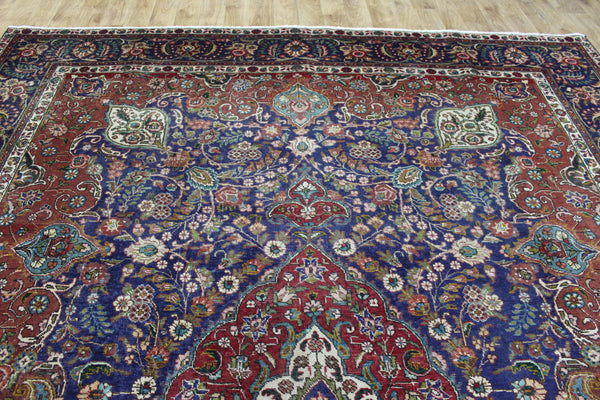 ANTIQUE PERSIAN TABRIZ CARPET FLORAL DESIGN 390 X 300 CM