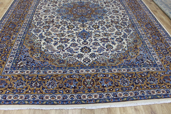 FINE HANDMADE PERSIAN KASHAN CARPET FLORAL DESIGN 400 X 300 CM