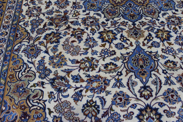 FINE HANDMADE PERSIAN KASHAN CARPET FLORAL DESIGN 400 X 300 CM