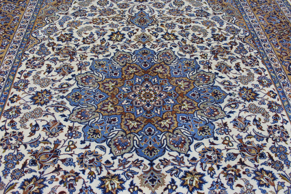 FINE HANDMADE PERSIAN KASHAN CARPET FLORAL DESIGN 400 X 300 CM