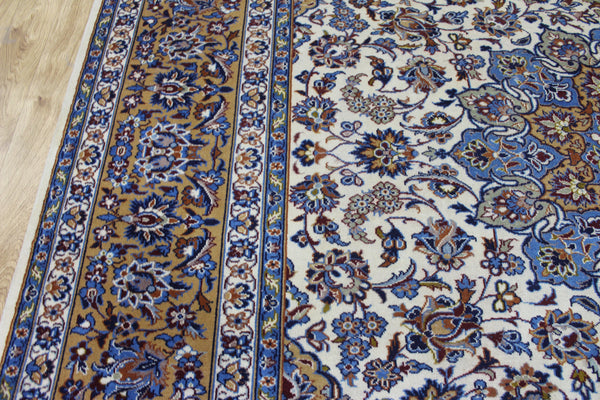 FINE HANDMADE PERSIAN KASHAN CARPET FLORAL DESIGN 400 X 300 CM