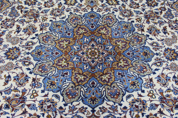 FINE HANDMADE PERSIAN KASHAN CARPET FLORAL DESIGN 400 X 300 CM