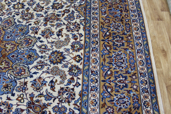 FINE HANDMADE PERSIAN KASHAN CARPET FLORAL DESIGN 400 X 300 CM