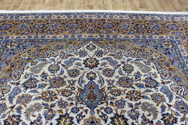 FINE HANDMADE PERSIAN KASHAN CARPET FLORAL DESIGN 400 X 300 CM