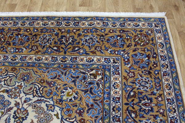 FINE HANDMADE PERSIAN KASHAN CARPET FLORAL DESIGN 400 X 300 CM