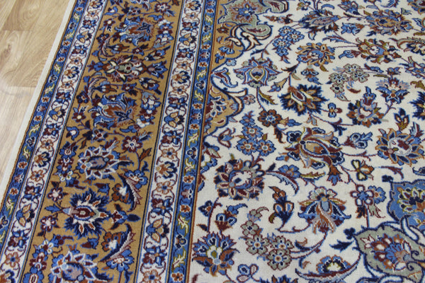 FINE HANDMADE PERSIAN KASHAN CARPET FLORAL DESIGN 400 X 300 CM